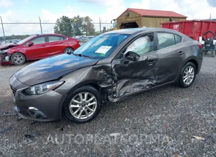 MAZDA MAZDA3 2015 vin 3MZBM1W76FM154402 from auto auction Iaai