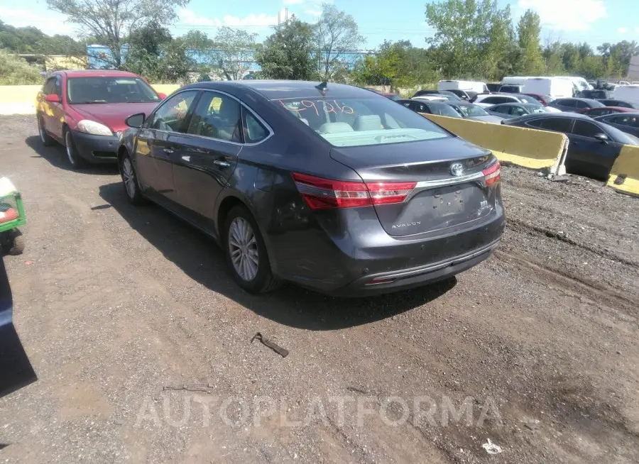 TOYOTA AVALON HYBRID 2015 vin 4T1BD1EB7FU038299 from auto auction Iaai