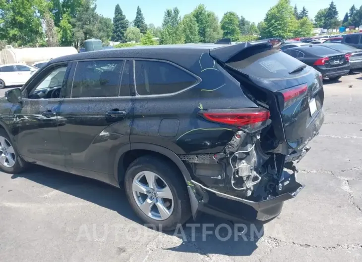 TOYOTA HIGHLANDER 2021 vin 5TDBZRBH1MS122777 from auto auction Iaai