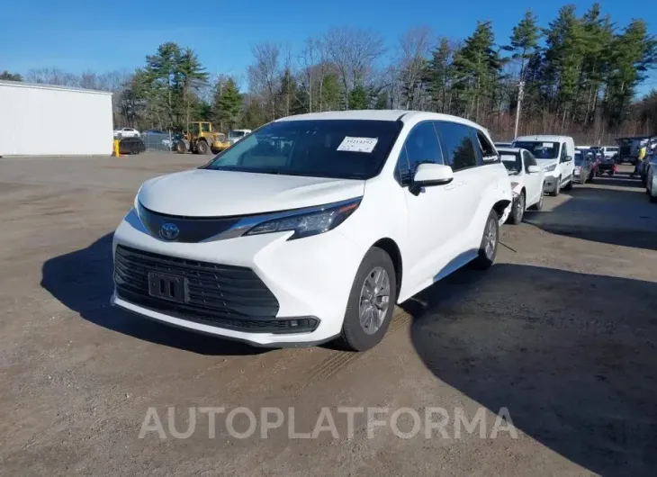 TOYOTA SIENNA 2022 vin 5TDKRKEC3NS100921 from auto auction Iaai