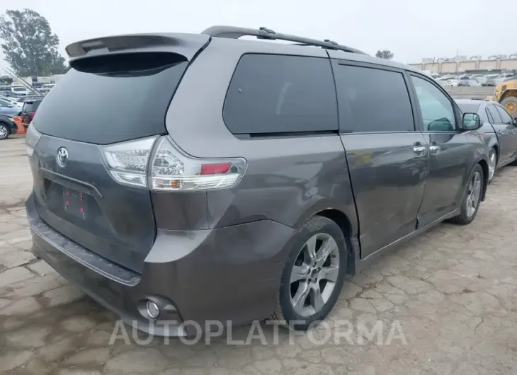 TOYOTA SIENNA 2015 vin 5TDXK3DC3FS663583 from auto auction Iaai