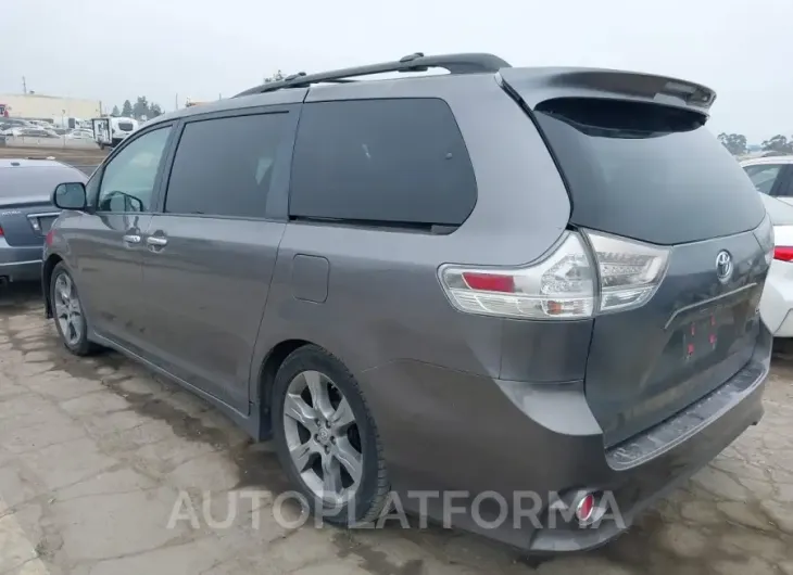 TOYOTA SIENNA 2015 vin 5TDXK3DC3FS663583 from auto auction Iaai