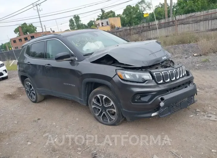 JEEP COMPASS 2022 vin 3C4NJDCB9NT176580 from auto auction Iaai