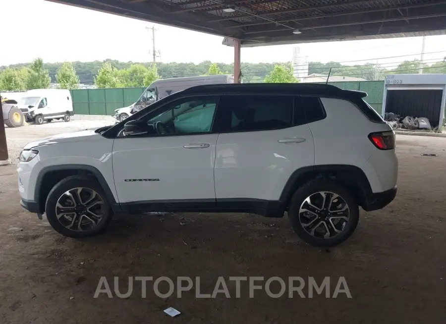 JEEP COMPASS 2022 vin 3C4NJDCBXNT162834 from auto auction Iaai