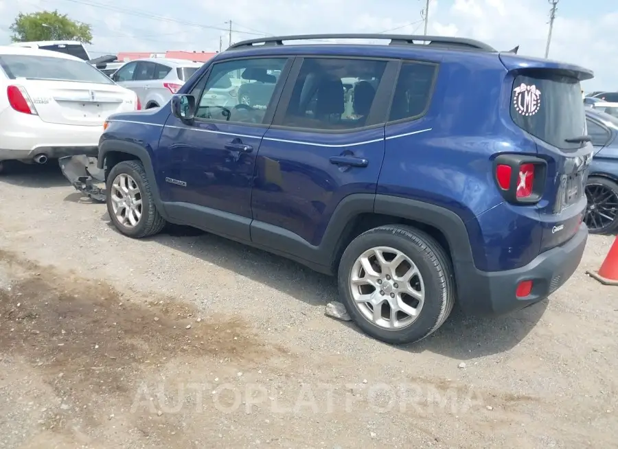 JEEP RENEGADE 2016 vin ZACCJABT7GPE07437 from auto auction Iaai