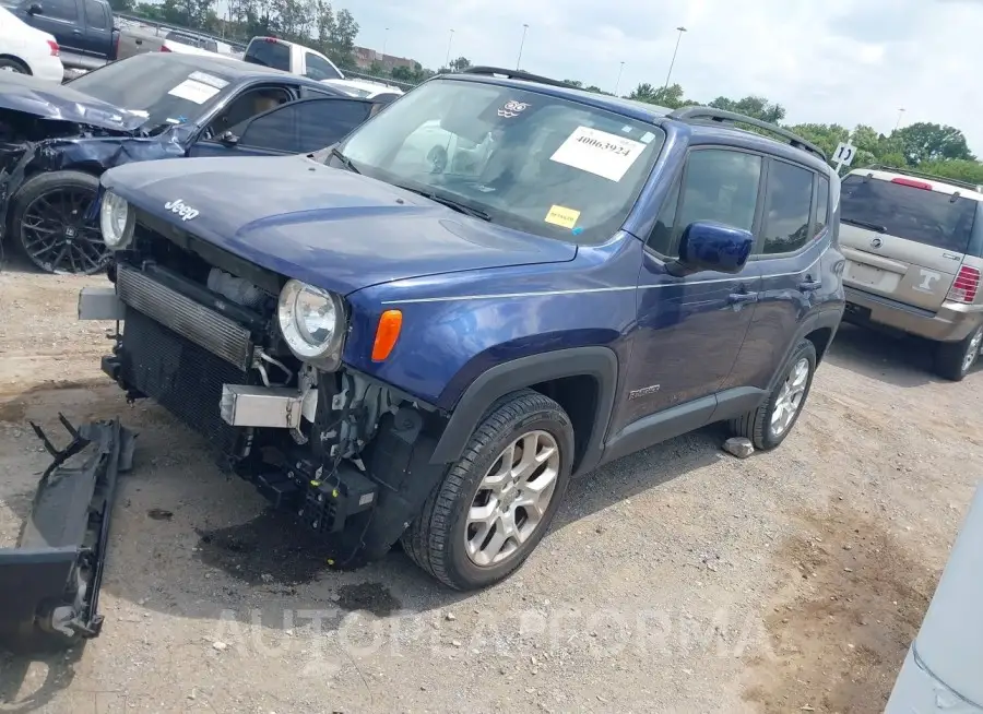 JEEP RENEGADE 2016 vin ZACCJABT7GPE07437 from auto auction Iaai