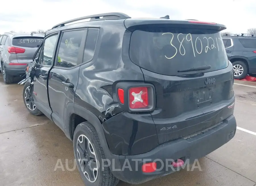 JEEP RENEGADE 2017 vin ZACCJBCBXHPF92239 from auto auction Iaai