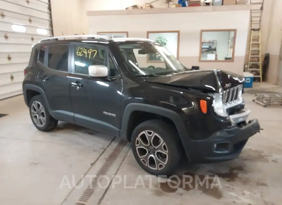 JEEP RENEGADE 2016 vin ZACCJBDT5GPD27816 from auto auction Iaai