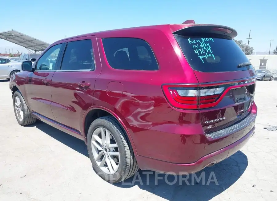 DODGE DURANGO 2022 vin 1C4RDJDGXNC219644 from auto auction Iaai