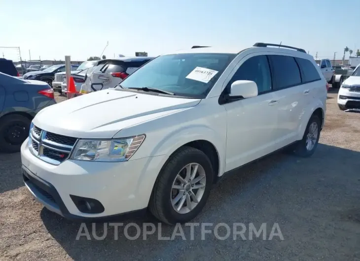 DODGE JOURNEY 2016 vin 3C4PDCBG3GT102405 from auto auction Iaai