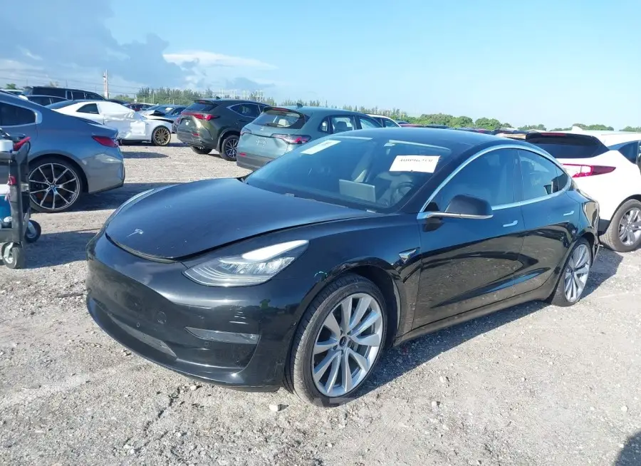 TESLA MODEL 3 2018 vin 5YJ3E1EA8JF048466 from auto auction Iaai