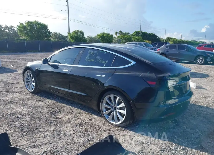 TESLA MODEL 3 2018 vin 5YJ3E1EA8JF048466 from auto auction Iaai