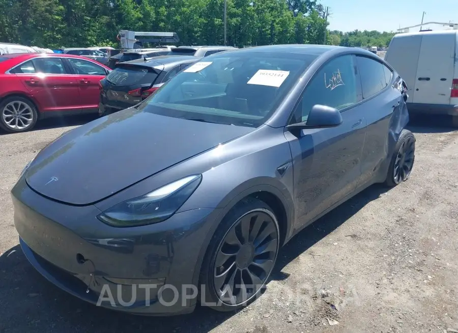 TESLA MODEL Y 2023 vin 7SAYGDEF7PF801042 from auto auction Iaai