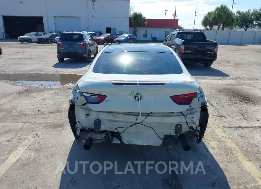 BMW 640I 2016 vin WBA6H1C53GD932936 from auto auction Iaai