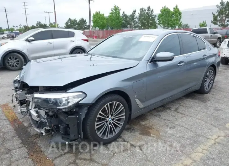 BMW 530E 2018 vin WBAJA9C58JB252658 from auto auction Iaai