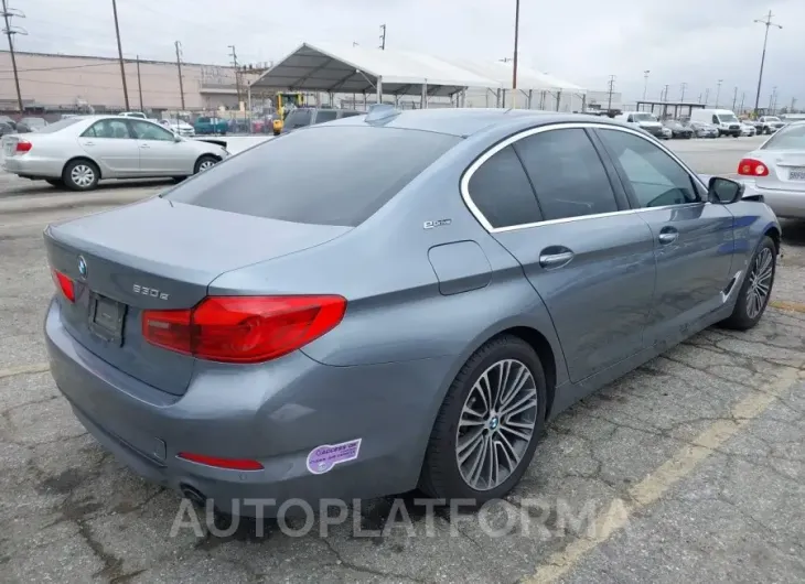 BMW 530E 2018 vin WBAJA9C58JB252658 from auto auction Iaai