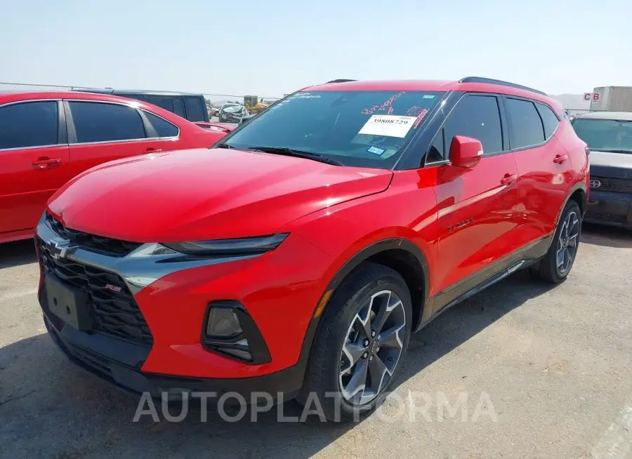 CHEVROLET BLAZER 2022 vin 3GNKBERS7NS143992 from auto auction Iaai