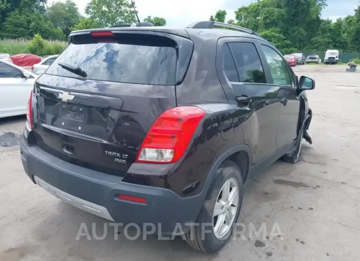 CHEVROLET TRAX 2016 vin KL7CJPSB0GB604466 from auto auction Iaai