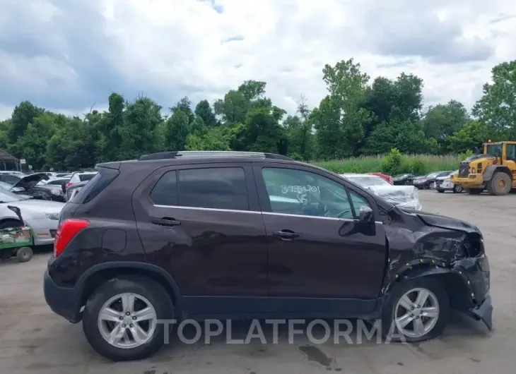 CHEVROLET TRAX 2016 vin KL7CJPSB0GB604466 from auto auction Iaai