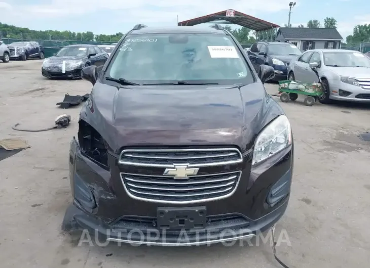 CHEVROLET TRAX 2016 vin KL7CJPSB0GB604466 from auto auction Iaai