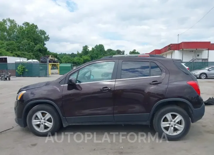 CHEVROLET TRAX 2016 vin KL7CJPSB0GB604466 from auto auction Iaai