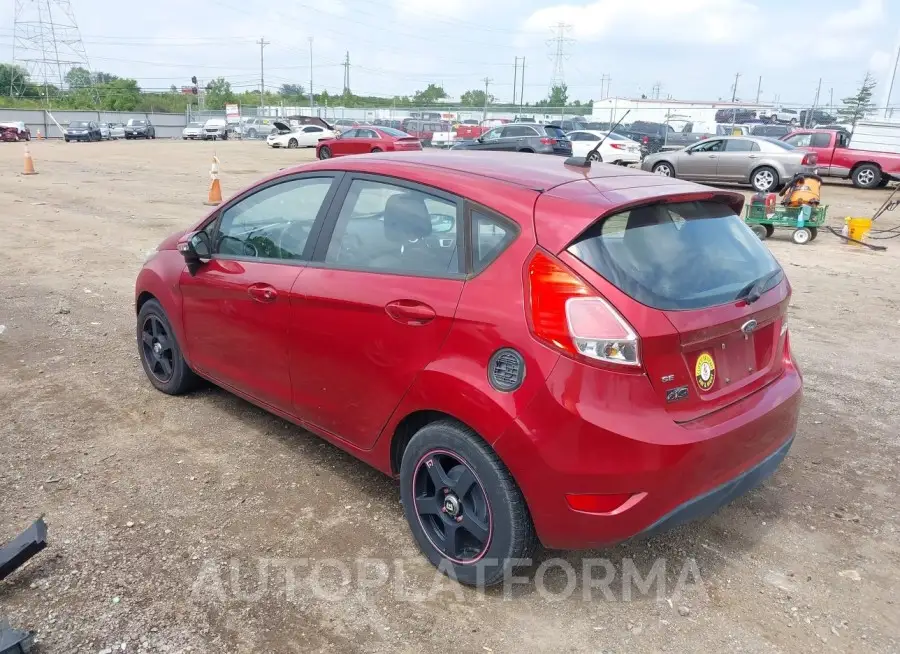 FORD Fiesta 2016 vin 3FADP4EJ0GM107410 from auto auction Iaai