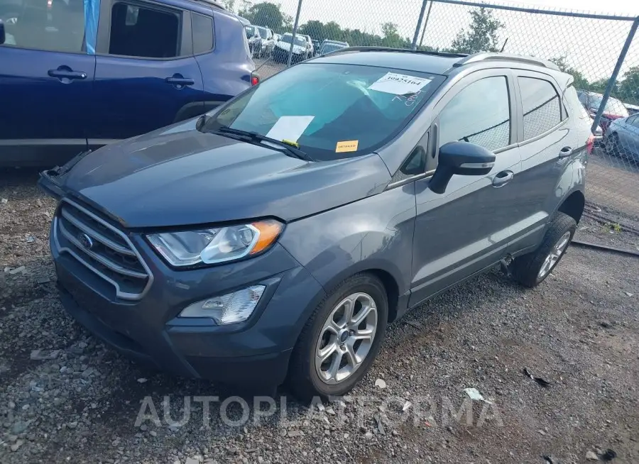 FORD ECOSPORT 2022 vin MAJ6S3GL3NC464546 from auto auction Iaai