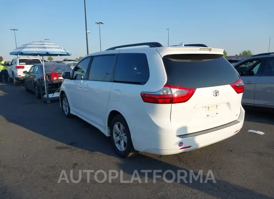 TOYOTA SIENNA 2020 vin 5TDKZ3DC6LS046065 from auto auction Iaai