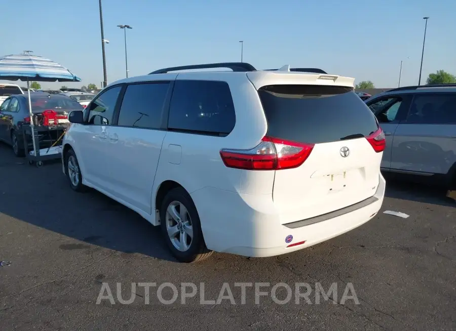 TOYOTA SIENNA 2020 vin 5TDKZ3DC6LS046065 from auto auction Iaai