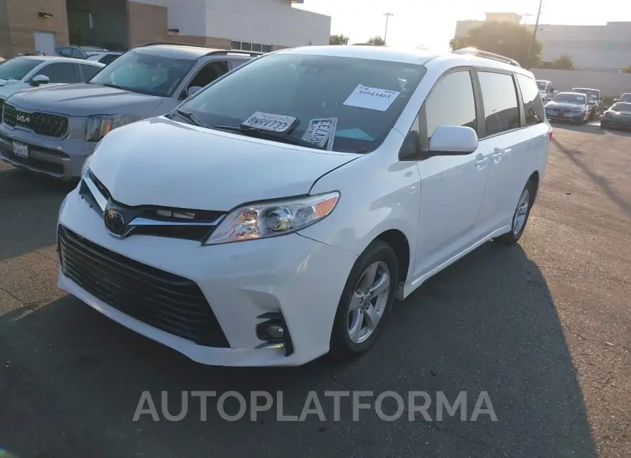 TOYOTA SIENNA 2020 vin 5TDKZ3DC6LS046065 from auto auction Iaai