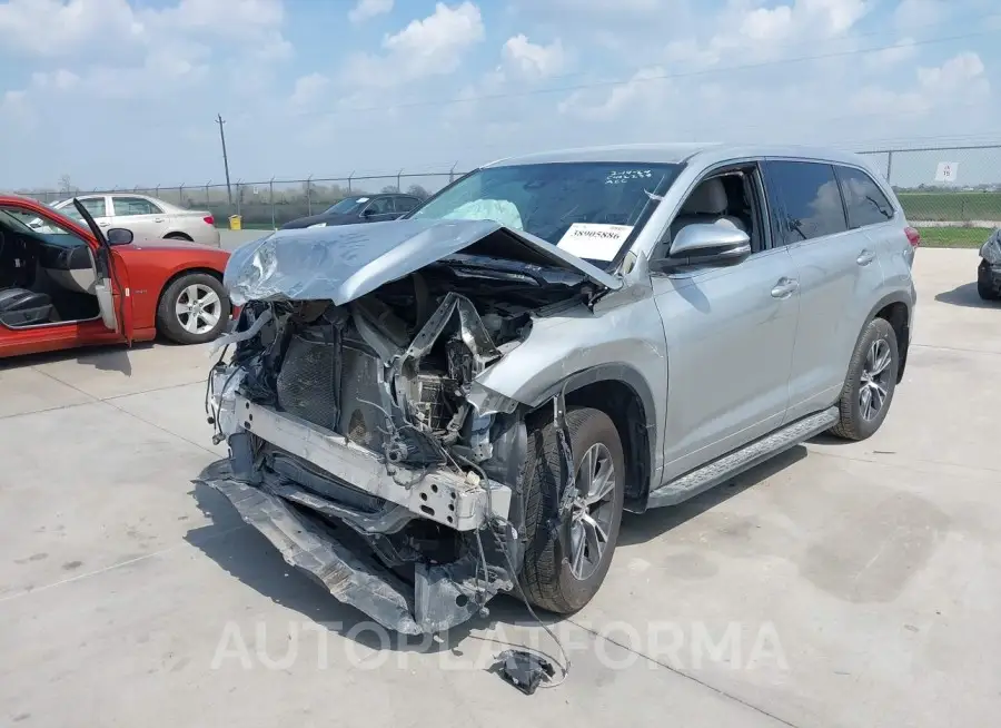 TOYOTA HIGHLANDER 2018 vin 5TDZARFH1JS035814 from auto auction Iaai