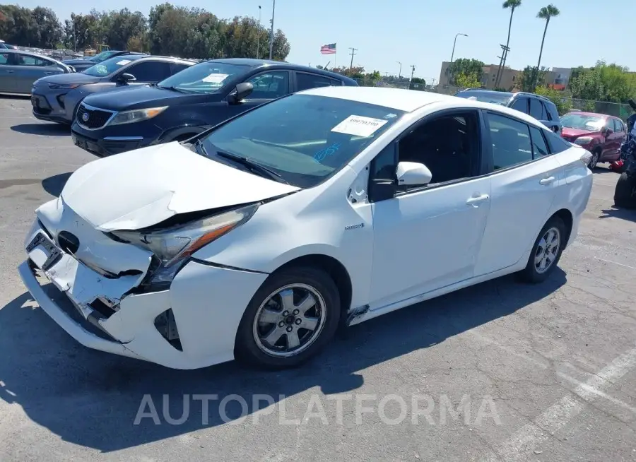 TOYOTA PRIUS 2016 vin JTDKBRFU9G3019902 from auto auction Iaai