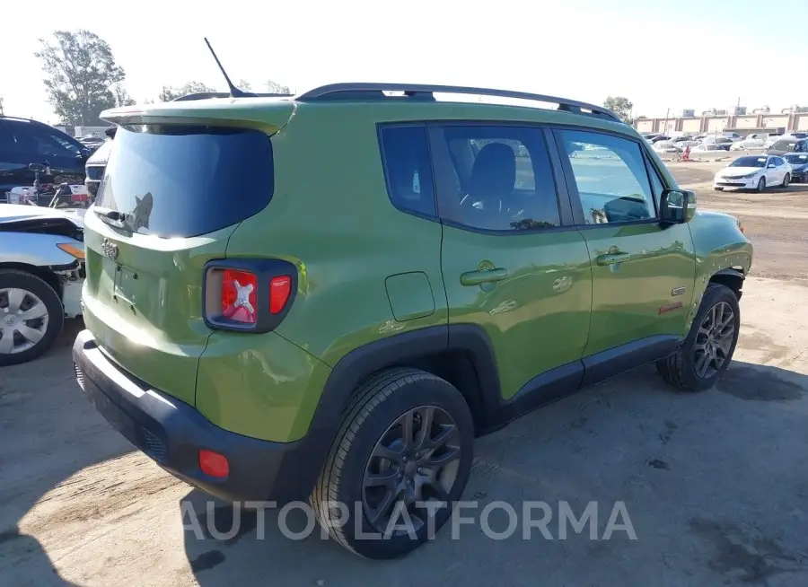 JEEP RENEGADE 2016 vin ZACCJBBT3GPD77052 from auto auction Iaai