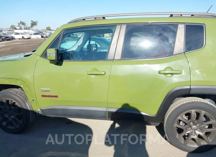 JEEP RENEGADE 2016 vin ZACCJBBT3GPD77052 from auto auction Iaai