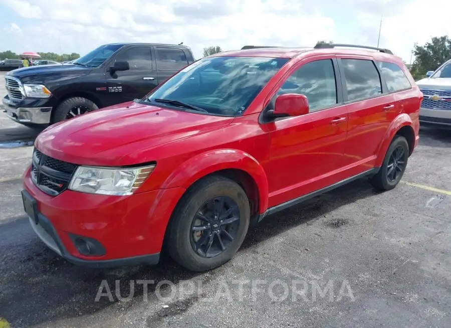 DODGE JOURNEY 2019 vin 3C4PDCBG9KT848656 from auto auction Iaai