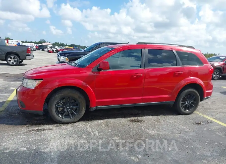 DODGE JOURNEY 2019 vin 3C4PDCBG9KT848656 from auto auction Iaai