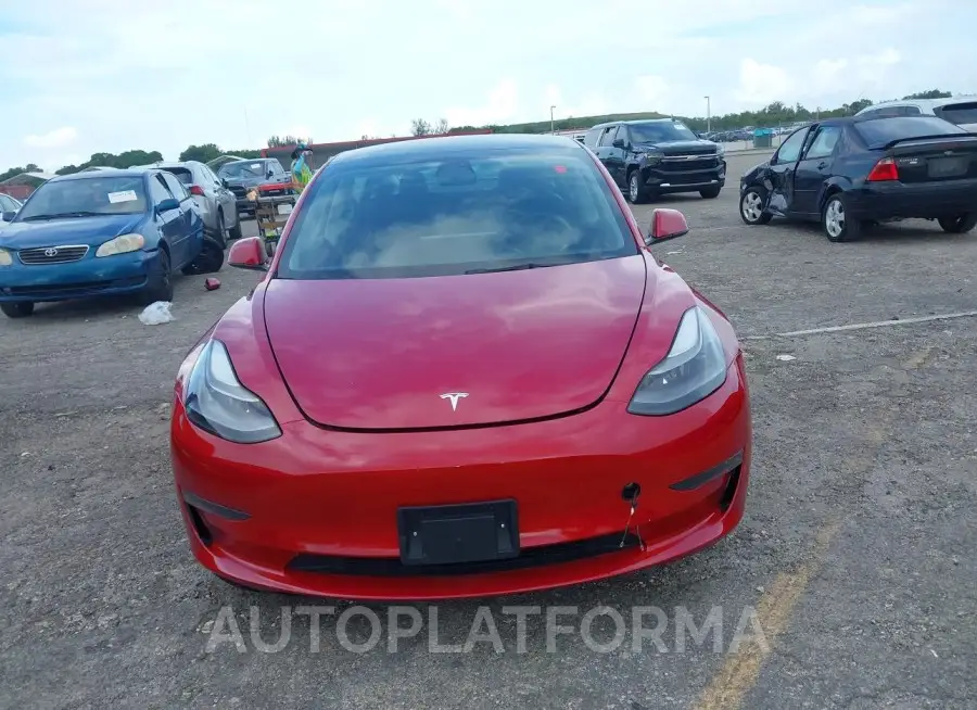 TESLA MODEL 3 2022 vin 5YJ3E1EB0NF186906 from auto auction Iaai