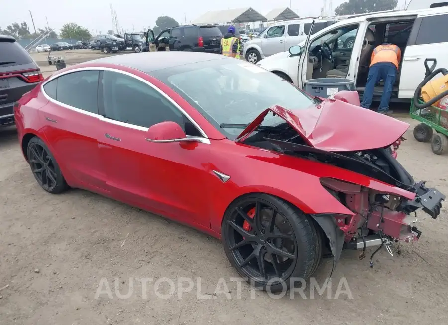 TESLA MODEL 3 2018 vin 5YJ3E1EB8JF083565 from auto auction Iaai