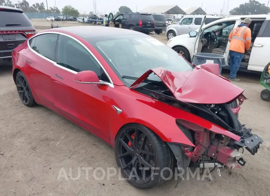 TESLA MODEL 3 2018 vin 5YJ3E1EB8JF083565 from auto auction Iaai