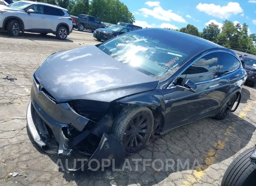 TESLA MODEL X 2019 vin 5YJXCAE29KF160890 from auto auction Iaai