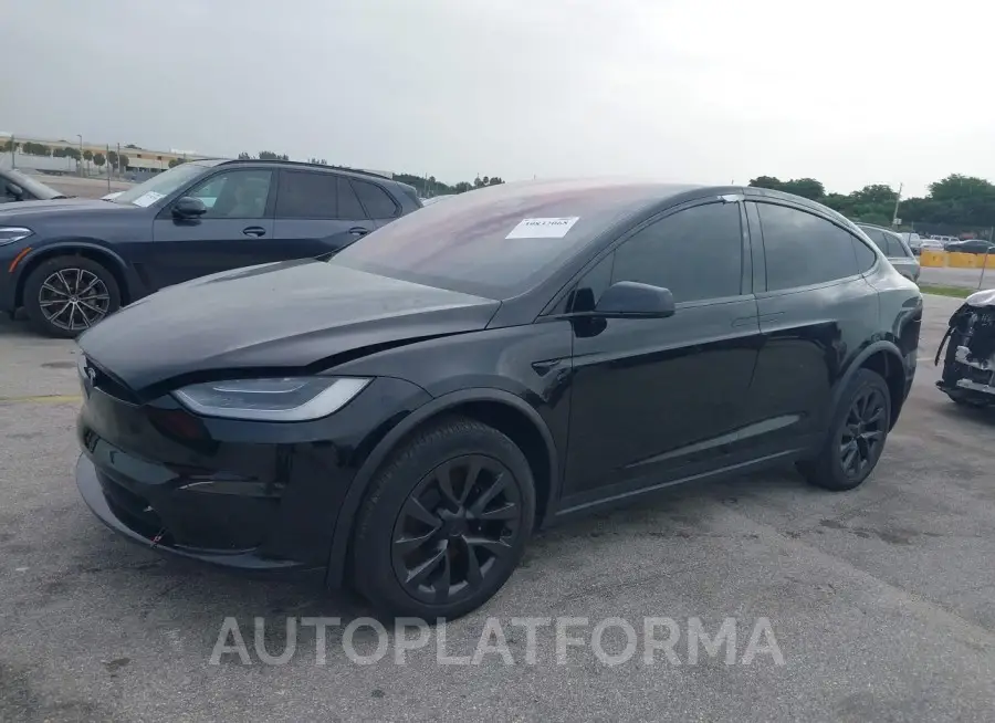 TESLA MODEL X 2023 vin 7SAXCDE52PF368874 from auto auction Iaai