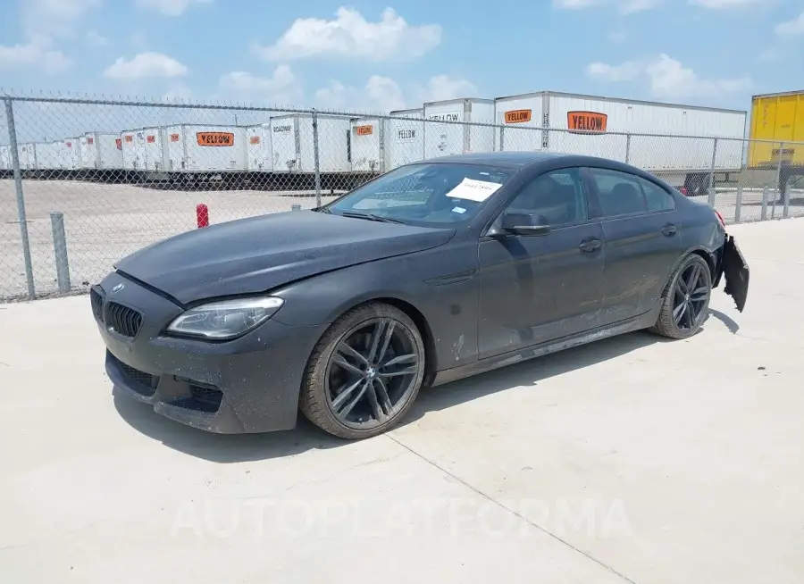 BMW 650I GRAN COUPE 2016 vin WBA6D4C54GD977431 from auto auction Iaai