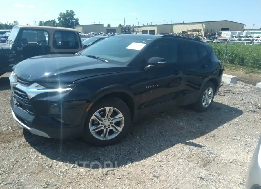 CHEVROLET BLAZER 2020 vin 3GNKBHRS4LS697327 from auto auction Iaai