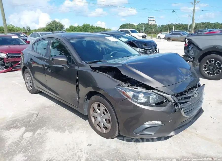 MAZDA MAZDA3 2015 vin 3MZBM1U70FM166693 from auto auction Iaai