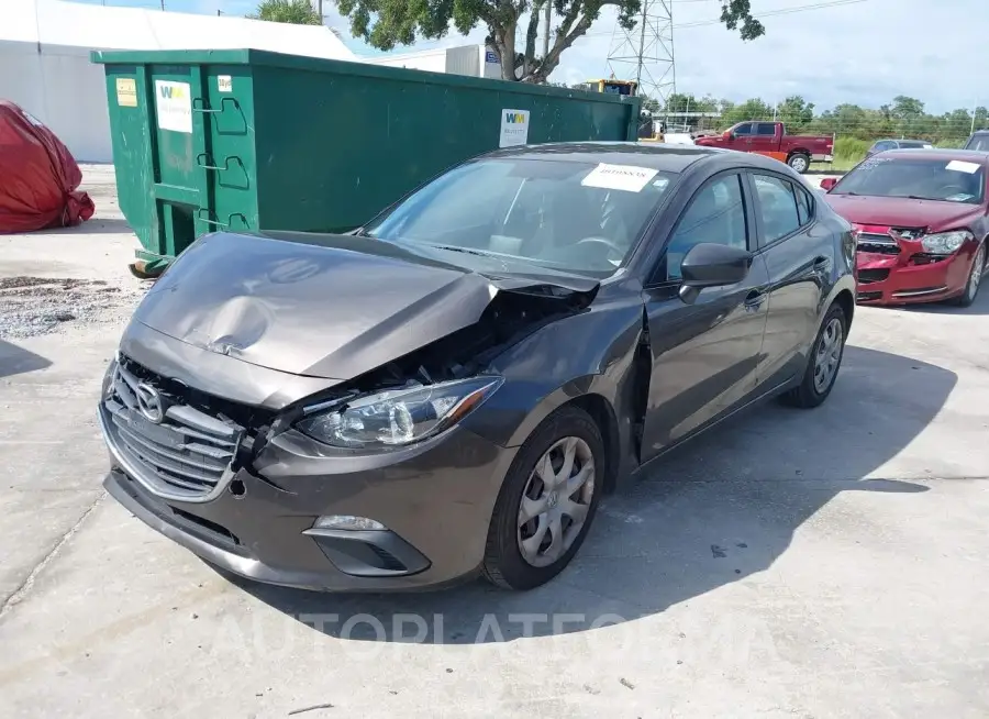 MAZDA MAZDA3 2015 vin 3MZBM1U70FM166693 from auto auction Iaai