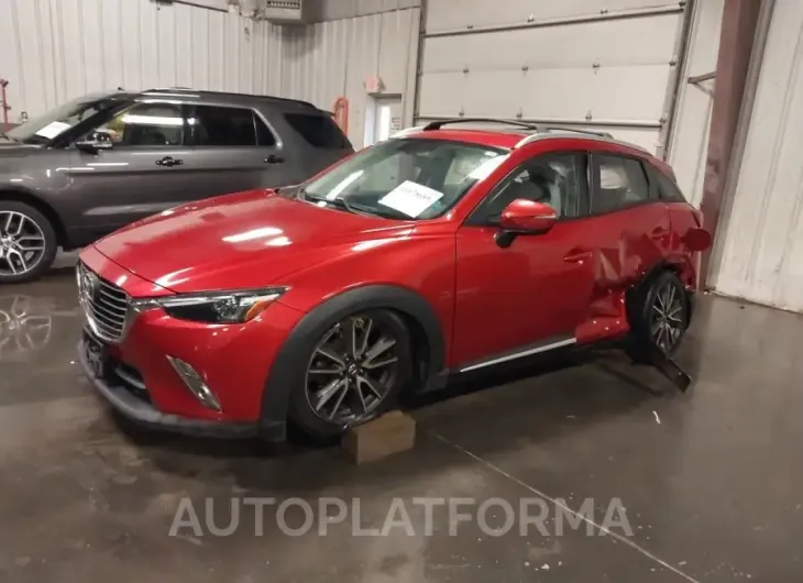 MAZDA CX-3 2016 vin JM1DKBD72G0117264 from auto auction Iaai