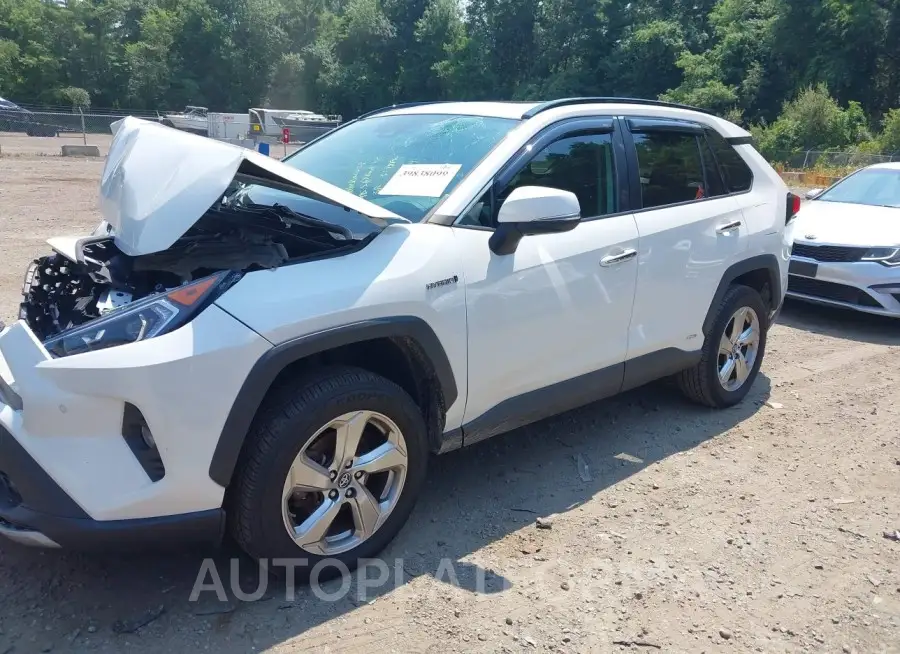 TOYOTA RAV4 HYBRID 2019 vin 2T3DWRFV9KW024495 from auto auction Iaai