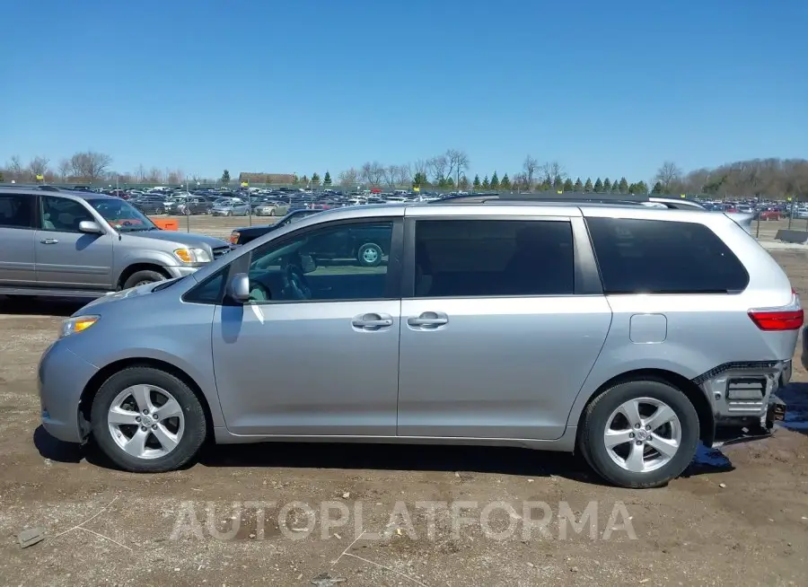 TOYOTA SIENNA 2015 vin 5TDKK3DCXFS571607 from auto auction Iaai