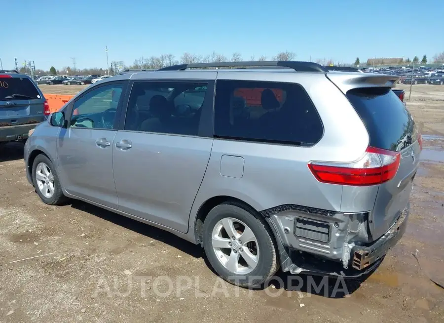 TOYOTA SIENNA 2015 vin 5TDKK3DCXFS571607 from auto auction Iaai