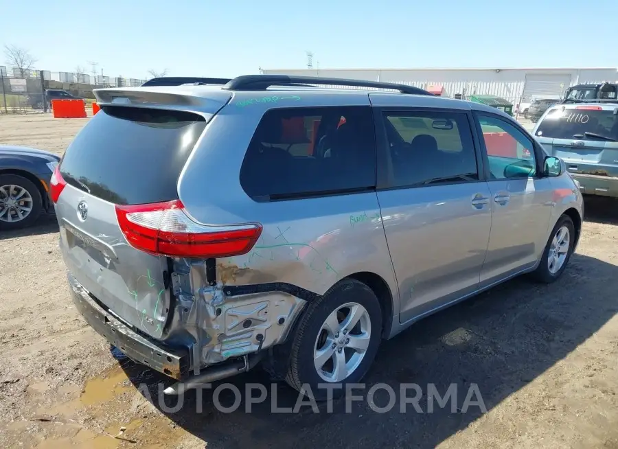 TOYOTA SIENNA 2015 vin 5TDKK3DCXFS571607 from auto auction Iaai